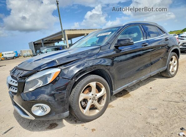 WDCTG4EB3JJ496542 2018 MERCEDES-BENZ GLA Black Հետևի ձախ