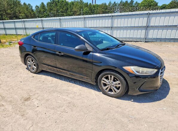 5NPD84LF6HH001461 2017 HYUNDAI ELANTRA Черный Вид спереди