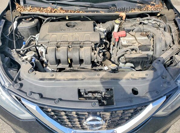 3N1AB7APXHY346984 2017 NISSAN SENTRA Black Vista del compartimento del motor