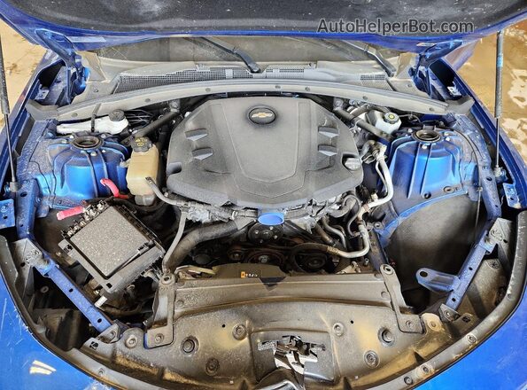 1G1FB1RS0H0126085 2017 CHEVROLET CAMARO Blue Widok komory silnika