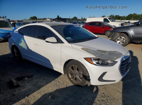 5NPD84LF9JH241335 2018 HYUNDAI ELANTRA White Front view