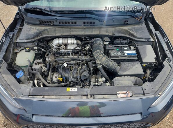 KM8K33A59KU269939 2019 HYUNDAI KONA Charcoal Vista del compartimento del motor