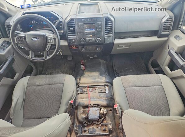 1FTEW1EG4HKD34810 2017 FORD F150 White ხელსაწყოთა პანელის ხედი