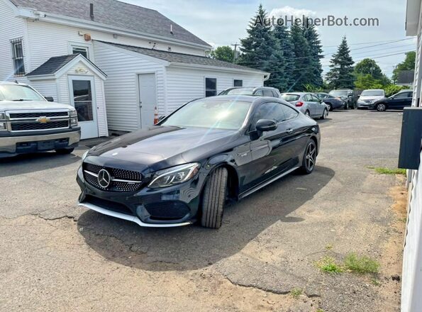 WDDWJ6EB4HF477095 2017 MERCEDES-BENZ C Black Rear left
