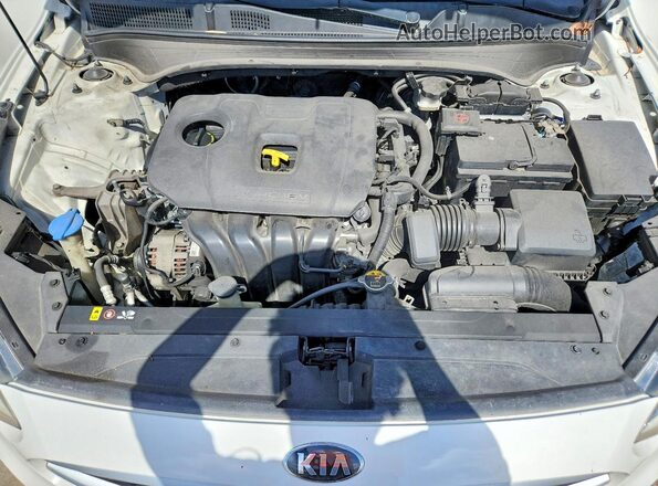 3KPF24AD4KE007167 2019 KIA FORTE White Widok komory silnika