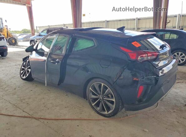 KMHTG6AF1LU029613 2020 HYUNDAI VELOSTER Black Tył prawy