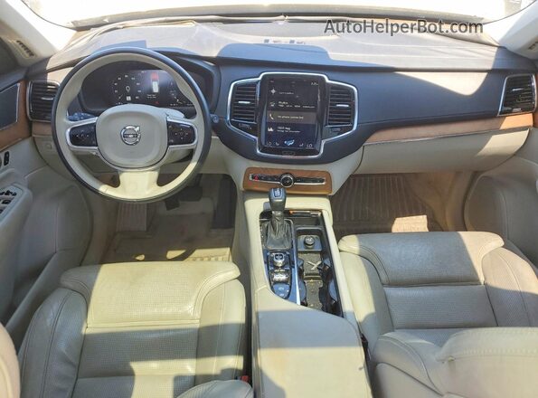 YV4A22PL5G1016576 2016 VOLVO XC90 Beige Вид щитка приладів