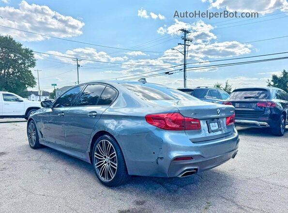 WBAJE7C50JG891256 2018 BMW 5 SERIES Charcoal Delantero derecho