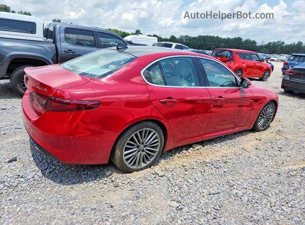 ZARFAECN8H7549319 2017 ALFA ROMEO GIULIA Red Առջևի աջ