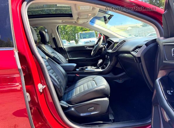 2FMPK4J9XGBB55656 2016 FORD EDGE Red Widok zestawu wskaźników