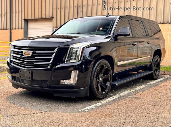 1GYS4KKJ3JR396298 2018 CADILLAC ESCALADE Черный Задняя левая четверть