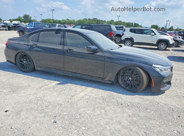 WBA7F2C50JG424686 2018 BMW 7 SERIES Black წინა ხედი