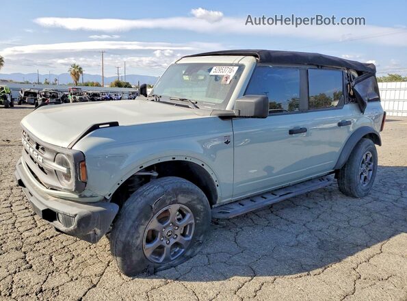 1FMEE5BP1PLB29674 2023 FORD BRONCO Gray Trasero izquierdo