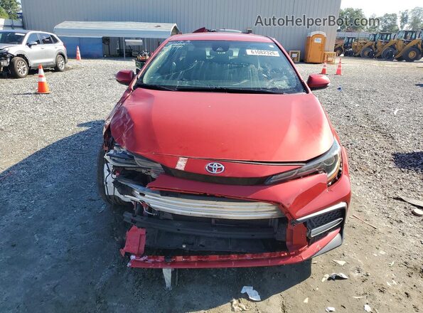 5YFS4RCE6LP001768 2020 TOYOTA COROLLA Red Rear view