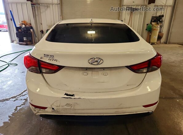 5NPDH4AE3GH668996 2016 HYUNDAI ELANTRA White Front interior view