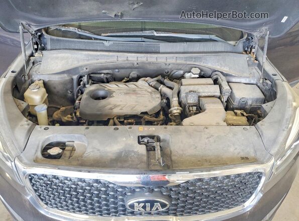 5XYPH4A19GG005319 2016 KIA SORENTO Charcoal Вид наклейки з VIN-кодом