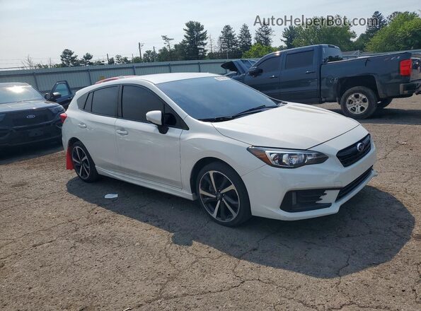 4S3GTAJ62L1720204 2020 SUBARU IMPREZA White Vista frontal