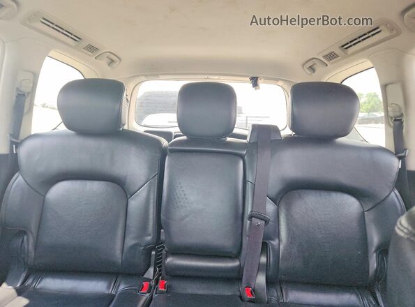 JN8AZ2NC2G9400970 2016 INFINITI QX80 Black Rear interior view