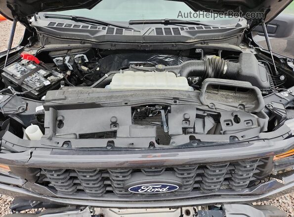 1FTEW2LP4SKE25043 2025 FORD F150 Black ძრავის განყოფილების ხედი