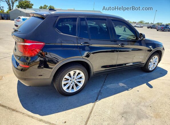 5UXWZ7C30H0V89219 2017 BMW X3 Black Przód prawy