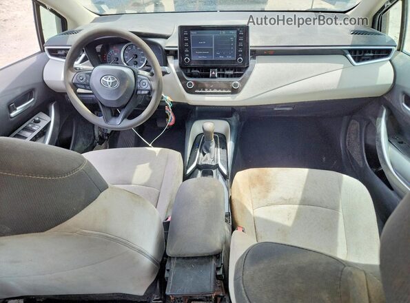 JTDEPRAE5LJ009436 2020 TOYOTA COROLLA Blue ხელსაწყოთა პანელის ხედი