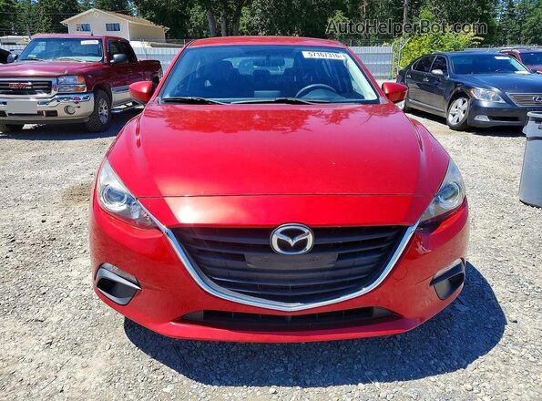 JM1BM1J74G1347897 2016 MAZDA 3 Red Vista frontal