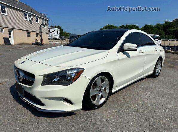 WDDSJ4GB6JN561771 2018 MERCEDES-BENZ CLA-CLASS White უკანა მარცხენა