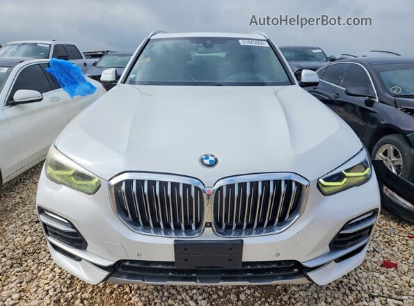 5UXCR6C5XKLL05633 2019 BMW X5 White Vista trasera
