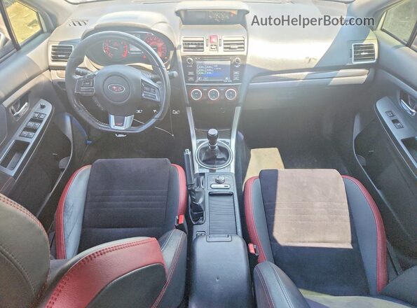JF1VA2M68G9827091 2016 SUBARU WRX White ხელსაწყოთა პანელის ხედი