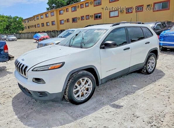 1C4PJLAB6GW234549 2016 JEEP CHEROKEE White Trasero izquierdo