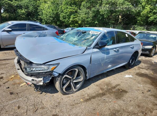 1HGCV1F32NA088185 2022 HONDA ACCORD Синий Задняя левая четверть