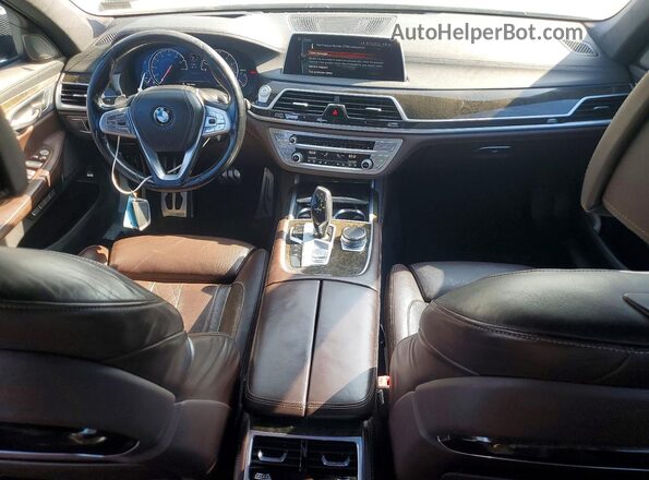 WBA7F2C3XHG423411 2017 BMW 7 SERIES Белый Вид щитка приборов