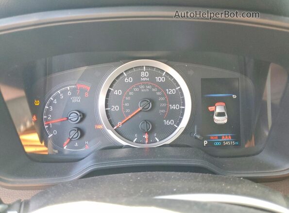 5YFS4RCE4LP039290 2020 TOYOTA COROLLA Синий Вид задних сидений