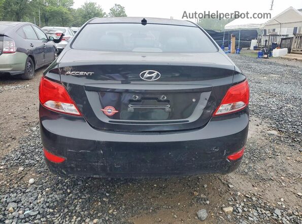 KMHCT4AE5GU952674 2016 HYUNDAI ACCENT Black Вид салону спереду