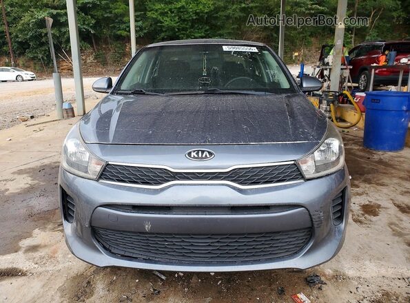 3KPA24AB5KE241620 2019 KIA RIO Gray Rear view