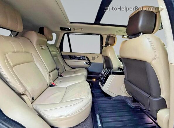 SALGS5SE0LA579304 2020 LAND ROVER RANGE ROVER Black Widok z tyłu
