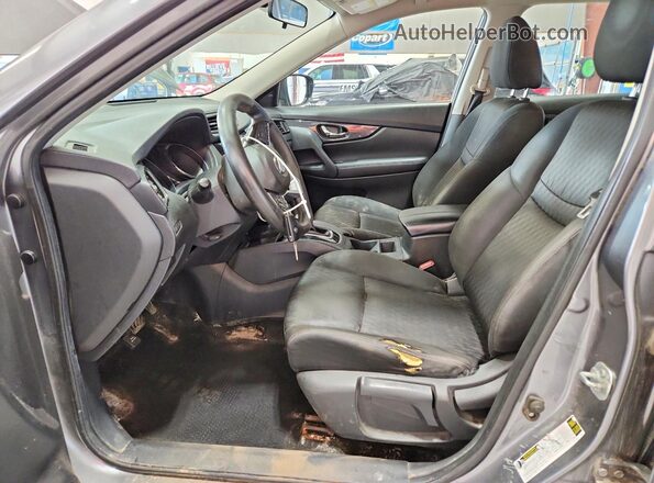 KNMAT2MVXHP576002 2017 NISSAN ROGUE Серый Вид панели приборов