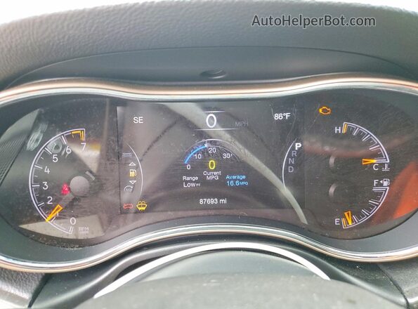 1C4RJFAG1GC355318 2016 JEEP GRAND Blue Vista de los asientos traseros