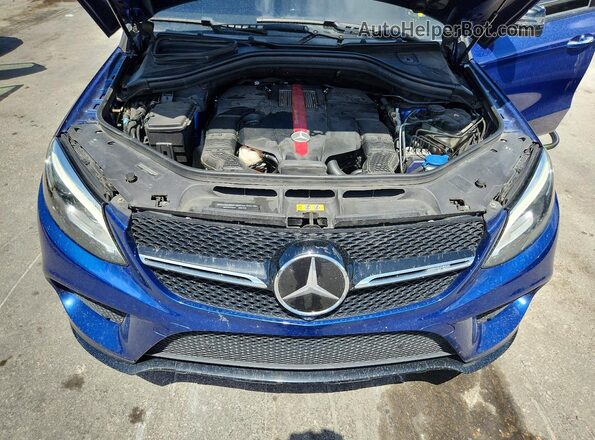 4JGED6EB2KA134380 2019 MERCEDES-BENZ GLE Blue VIN sticker view