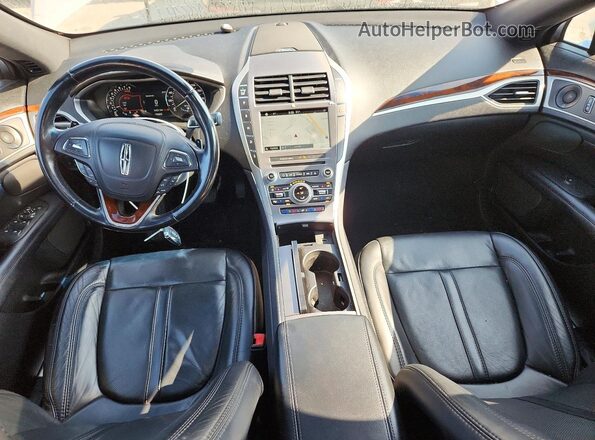 3LN6L5F93JR607768 2018 LINCOLN MKZ White Vista del cuadro de instrumentos