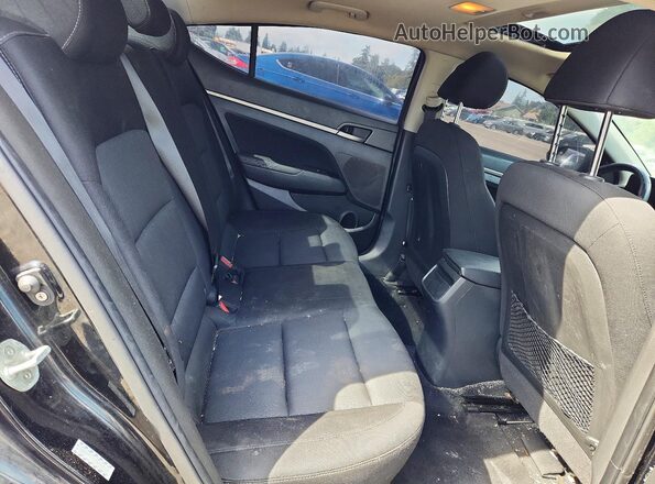 KMHD84LF2HU357908 2017 HYUNDAI ELANTRA Черный Вид задней части салона