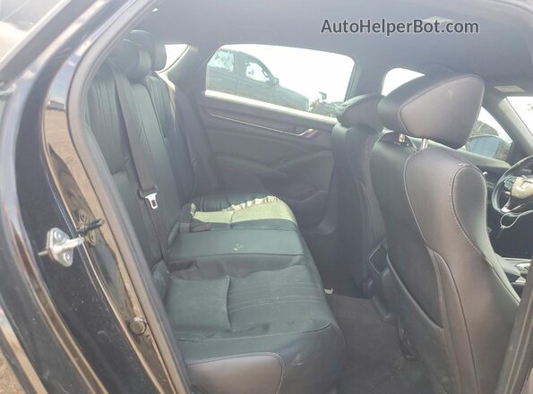 1HGCV1F32LA120274 2020 HONDA ACCORD Черный Вид задней части салона