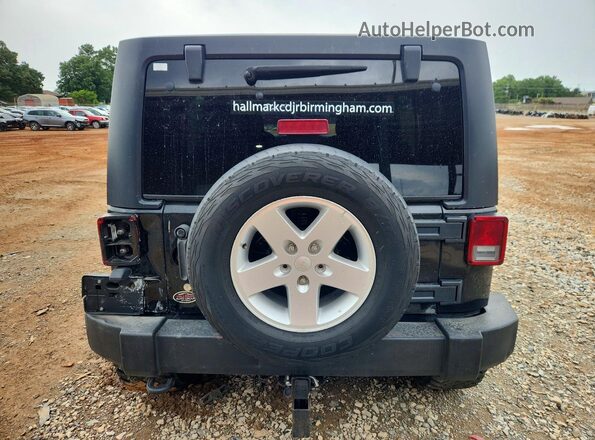 1C4BJWDG9JL910813 2018 JEEP WRANGLER Black Вид салону спереду
