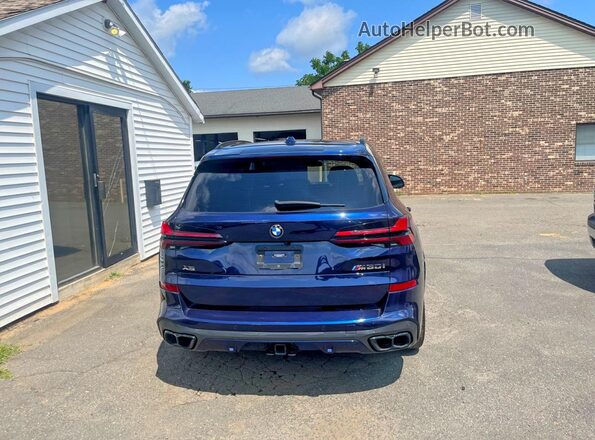 5UX33EU03R9T09335 2024 BMW X5 Blue Սալոնի դիմացի տեսք