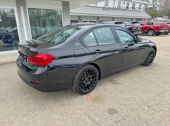 WBA8E1C55JA755929 2018 BMW 3 SERIES Черный Передняя правая четверть