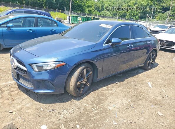 W1K3G4FB0LJ237911 2020 MERCEDES-BENZ A Blue Rear left