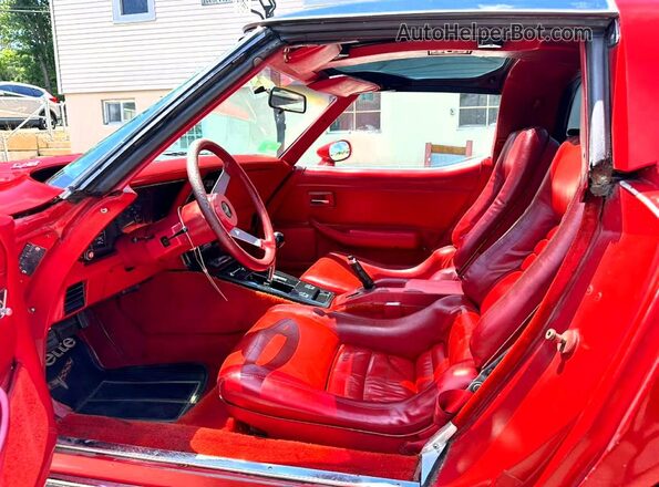 1Z87495422058 1979 CHEVROLET CORVETTE Red უკანა ხედი
