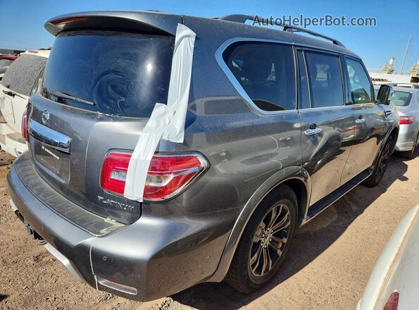 JN8AY2NF3H9304716 2017 NISSAN ARMADA Gray Front right