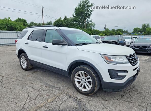 1FM5K8BH8GGA64754 2016 FORD EXPLORER Белый Вид спереди