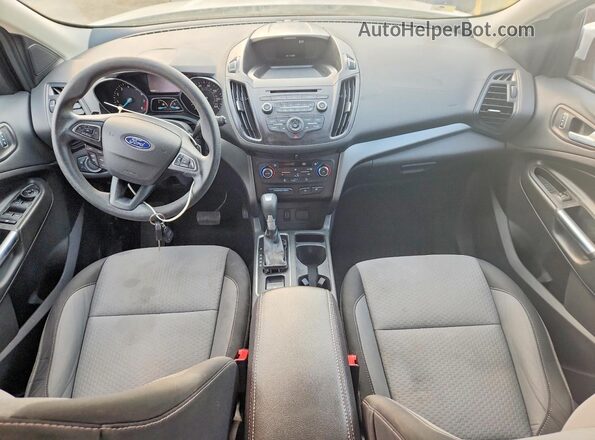 1FMCU9GD8HUE10186 2017 FORD ESCAPE White Widok zestawu wskaźników